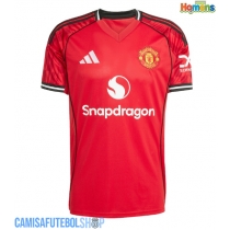 Camisa de time de futebol Manchester United Matheus Cunha #10 Replicas 1º Equipamento 2025-26 Manga Curta